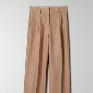 Aritzia Wilfred Linen Effortless Pants size 2
